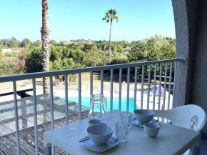 Studio à Saint-Florent avec piscine, climatisation, balcon et parking, proche plage et centre - FR-1-650-36